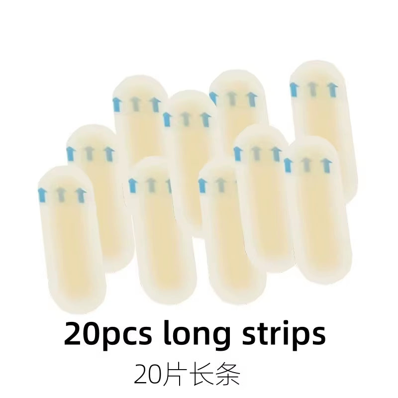 20Pcs Blister Plasters Invisible Hydrocolloid Gel Blister Bandages Blister Cushion Pad for Heel Foot Toe and Guard Skin