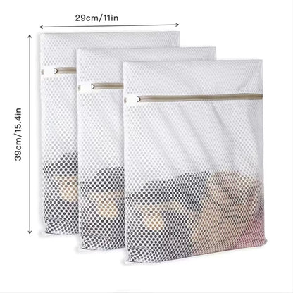Honeycomb Mesh Laundry Bags for Delicates,Net Fabric Durable and Reusable Delicate Wash Bag,Travel Organization Bag for Lingerie