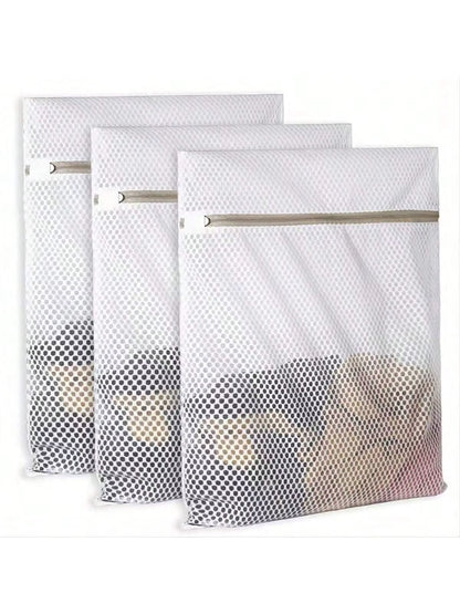 Honeycomb Mesh Laundry Bags for Delicates,Net Fabric Durable and Reusable Delicate Wash Bag,Travel Organization Bag for Lingerie
