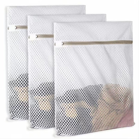 Honeycomb Mesh Laundry Bags for Delicates,Net Fabric Durable and Reusable Delicate Wash Bag,Travel Organization Bag for Lingerie