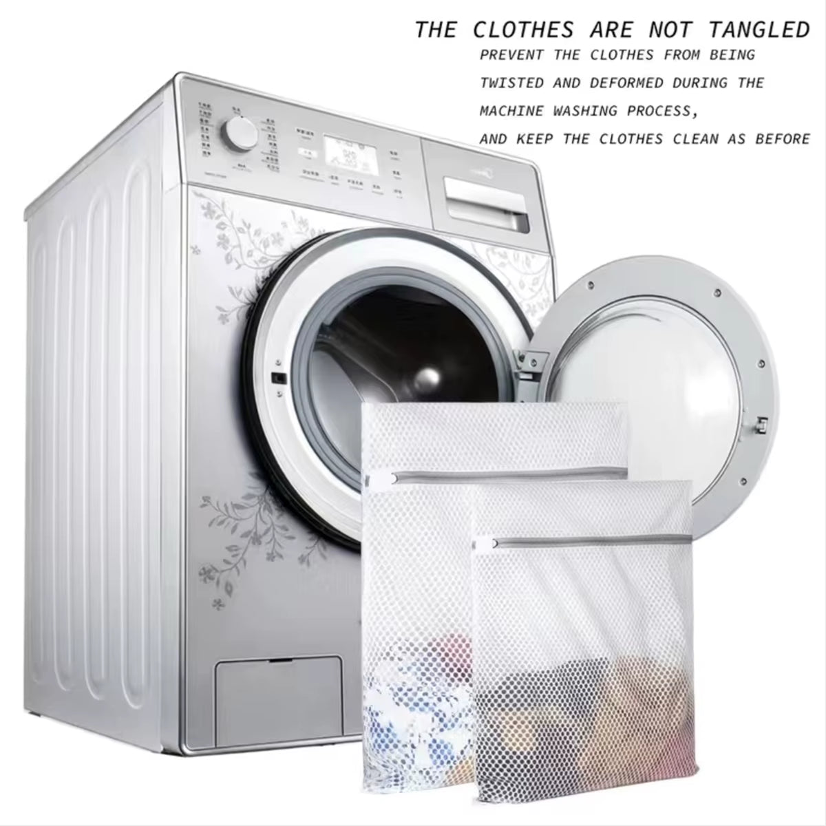 Honeycomb Mesh Laundry Bags for Delicates,Net Fabric Durable and Reusable Delicate Wash Bag,Travel Organization Bag for Lingerie