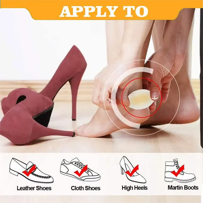 20Pcs Blister Plasters Invisible Hydrocolloid Gel Blister Bandages Blister Cushion Pad for Heel Foot Toe and Guard Skin